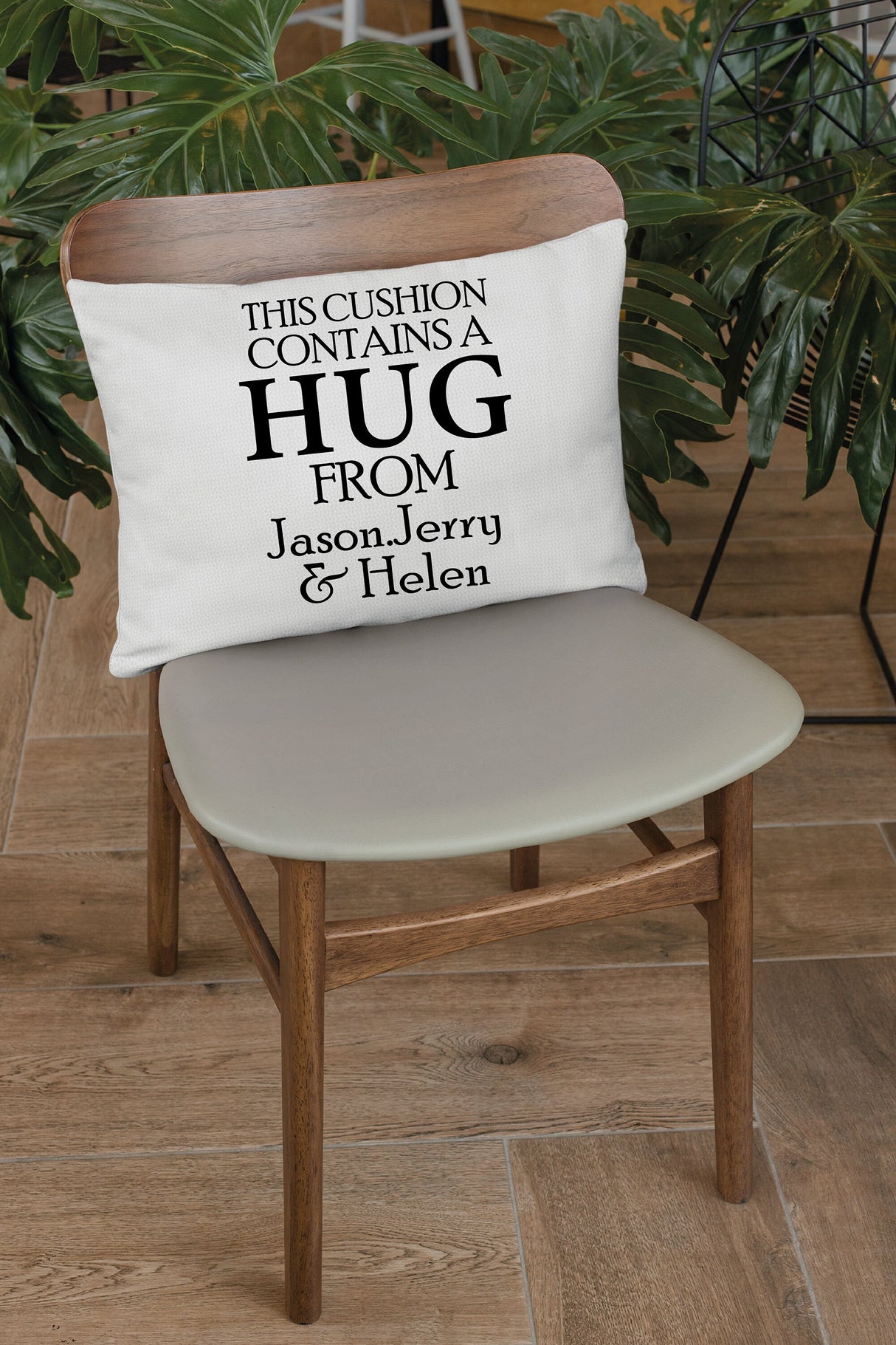 Personalize Hug Pillow, Custom Throw Pillow, Hug Throw Pillow, Grandpa Pillow Cover, Grandparent Pillowcase, Gifts From Grandkids - Arria Home
