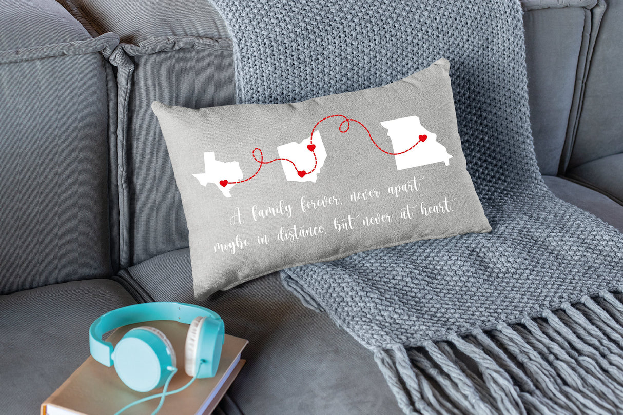 Family Reunion Pillow, Personalize Family Throw Pillow, Personalize Cushion, Fathers Day Pillow Cover, Gift For Parents, Mothers Day Gifts - Arria Home