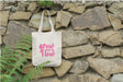 Canvas Tote Bag, Quote Tote Bag, Positive Saying Tote, Market Tote Bag, Grow With The Flow, Cute Tote Bag, Tote Bag With Quote - Arria Home