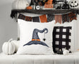 Witch Hat Pillow, Halloween Pillow Cover, Halloween Decor, Lumbar Pillow, Witch Pillow Cover, Gothic Home Decor, Halloween Cushion, Witch - Arria Home
