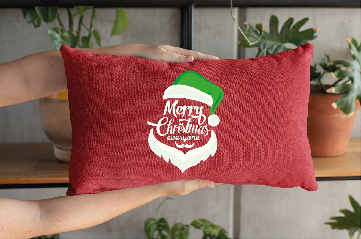 Merry Christmas Pillow, Santa Claus Pillow, Christmas Pillow Cover, Christmas Cushion, Christmas Decor, Santa Decor, Christmas Ornaments - Arria Home