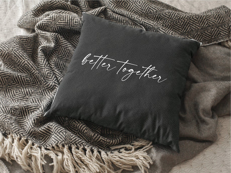 Better Together Pillow, Love Lumbar Pillow, Valentine Pillow, Anniversary Gift, Housewarming Gift, Gift For Her, Valentines Day Gift, Decor - Arria Home