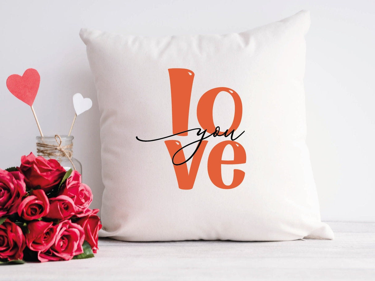 Valentine Pillow, Love Pillow, Personalize Couple Throw Pillow, Valentines Day Decor, Custom Pillowcase, Couple Gift, XOXO, Valentine Gift - Arria Home