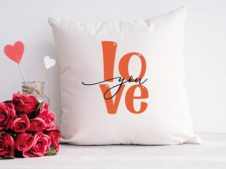 Valentine Pillow, Love Pillow, Personalize Couple Throw Pillow, Valentines Day Decor, Custom Pillowcase, Couple Gift, XOXO, Valentine Gift - Arria Home