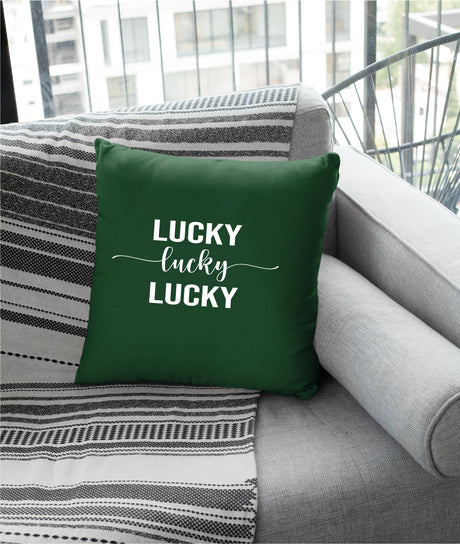 Lucky St Patrick Pillow, Irısh Decor, Spring Decor, Irısh Pillow, Spring Pillow, Custom Pillow Covers, Personalized Pillow, Spring Gift - Arria Home