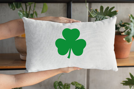 Shamrock Pillow, Irısh Decor Shamrock Pillow, Saint Patricks Decor, Spring Pillow Cover, Spring Decor, Custom Pillow Cover, Personalize Gift - Arria Home