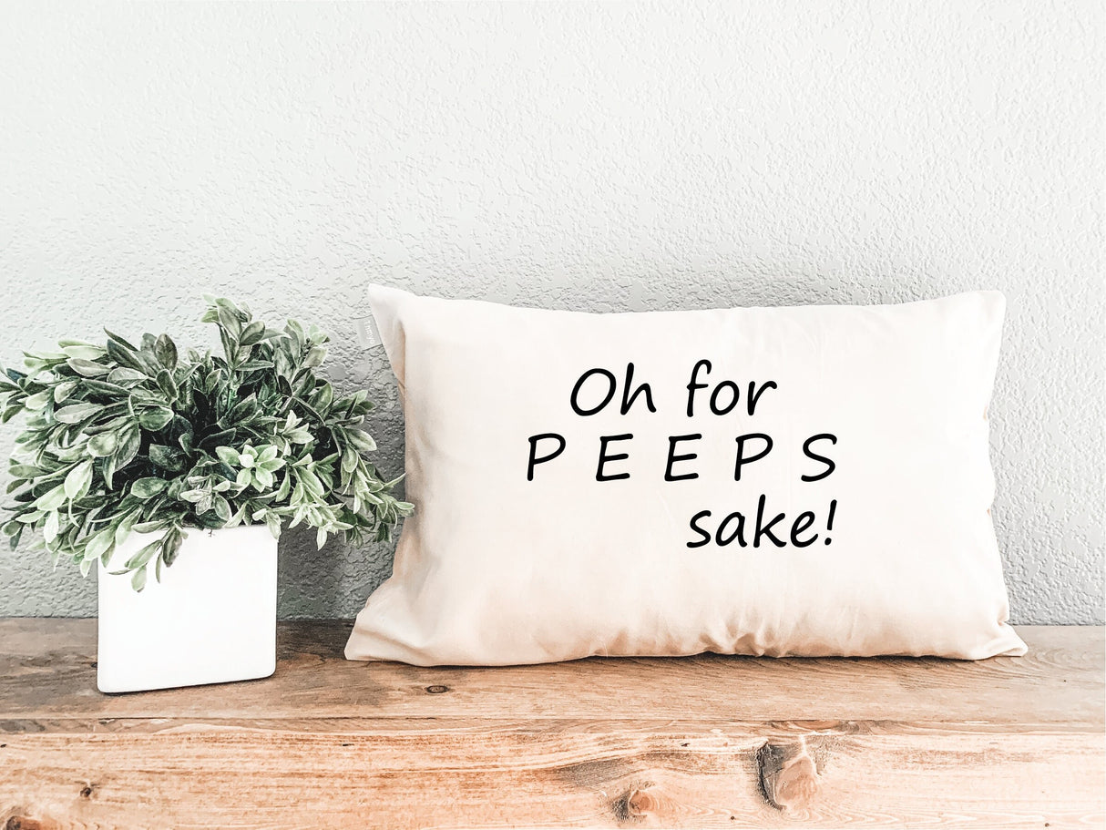 Funny Easter Decor Pillow, 11 Fabric Options, Funny Spring Pillow, Funny Bunny Pillow, Easter Funny Gift, Funny Gift, Personalized Gift - Arria Home