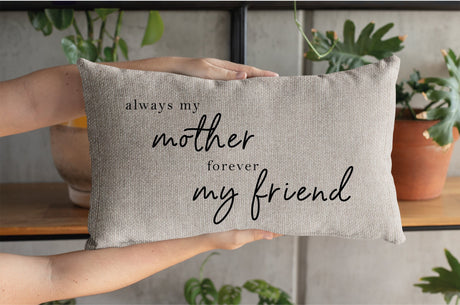 Personalized Forever Mom Pillow, Mothers Day Gift, Custom Mom Pillow, Pillow for Mom, Mom Gift Idea, Gift for Her, Present for Mom, Mom Gift - Arria Home