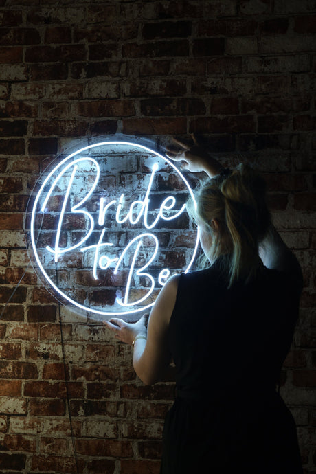 Custom Bridal Shower Neon Sign, Personalized Neon Sign, Bridal Shower Decor, Backdrop Sign, Custom Neon Light, Bride to be, Remote Control - Arria Home