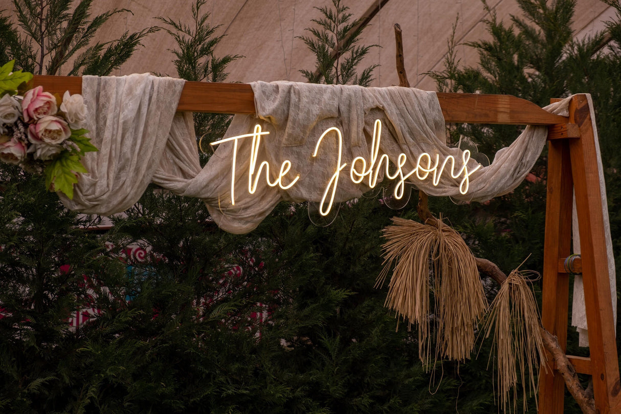 Personalized Engagement Neon Sign, Custom Neon Sign, Led Neon Sign, Engagement Decor, Wedding Sign, Name Neon Sign, Custom Neon Light, Decor - Arria Home