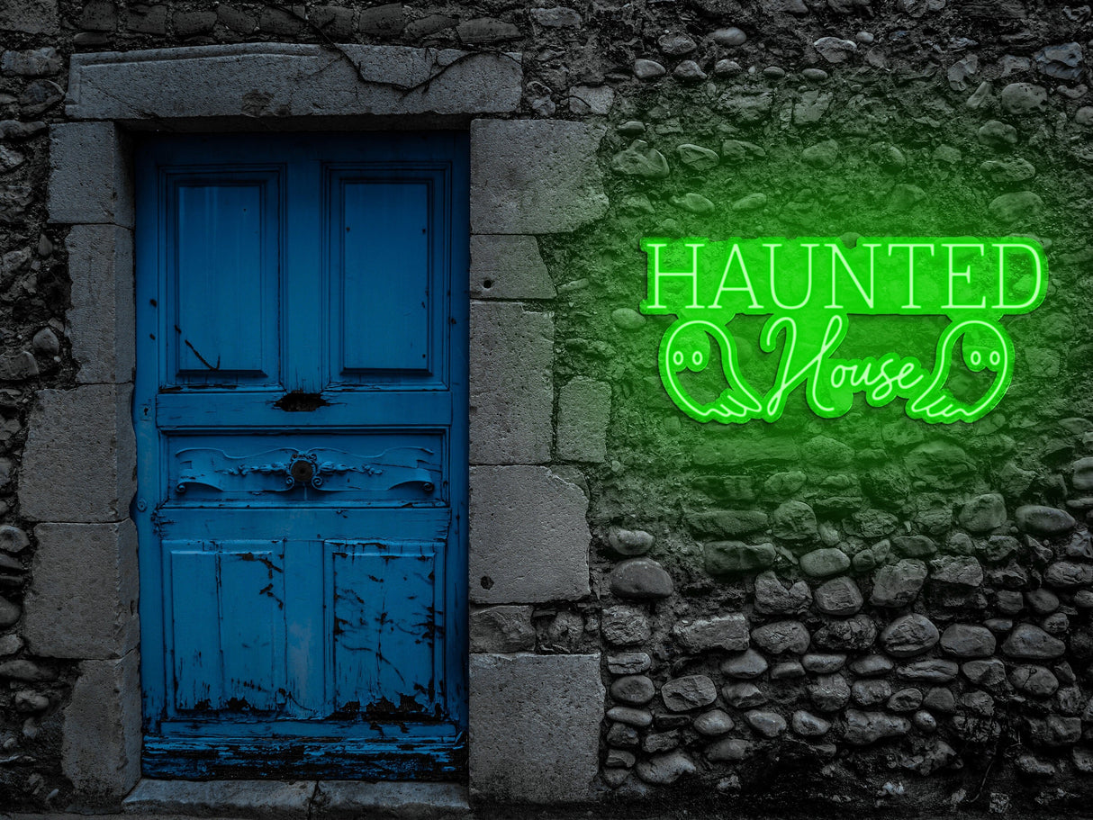 Halloween Neon Signs, Custom Halloween Sign, Halloween Light, Haunted Hause Sign, Light Up Neon Sign, Frankenstein Sign, Halloween Decor - Arria Home