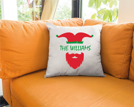 Personalized Christmas Last Name Pillow, Custom Family Name Pillow, Custom Pillow Cover, Personalize Pillow, Christmas Decor, Christmas Gift - Arria Home
