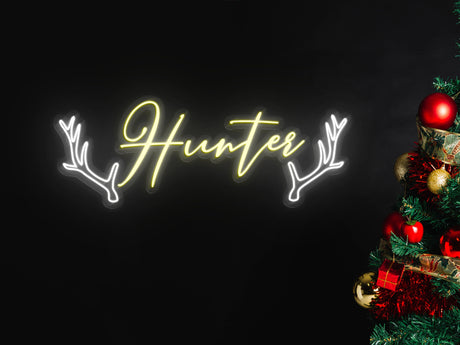 Christmas Name Neon Sign, Christmas Girl Gift, Christmas Baby Boy Gift, Christmas Gift Idea, Christmas Bedroom Wall Decor, Nursery Decor - Arria Home