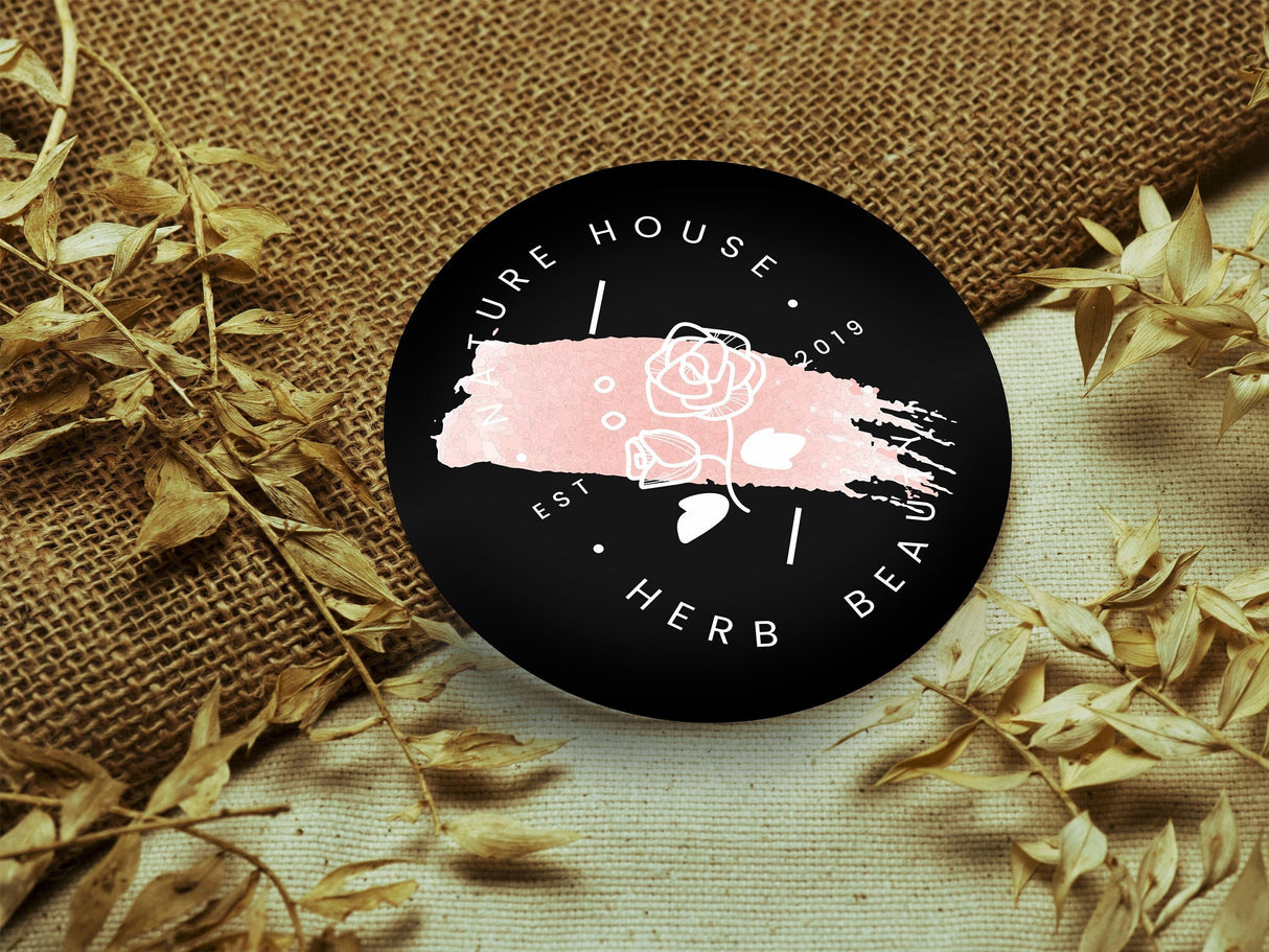 Custom Business Coaster, Personalized Acrylic Coaster Set, Gift for New Business Owners, Corporate Client Gift, Gift for Boss, Logo Coaster - Arria Home