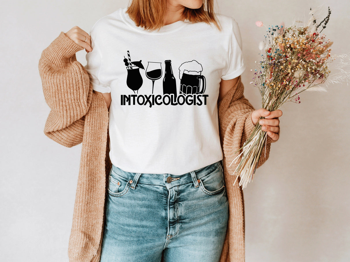 Funny Bartending T-Shirt, Bartender Shirt, Bartender Gift, Barista Shirt, Barmen Tee, Intoxicologist Shirt, Bartender T Shirt