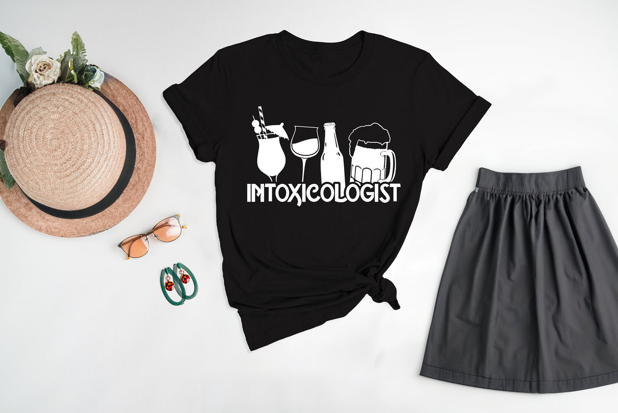 Funny Bartending T-Shirt, Bartender Shirt, Bartender Gift, Barista Shirt, Barmen Tee, Intoxicologist Shirt, Bartender T Shirt