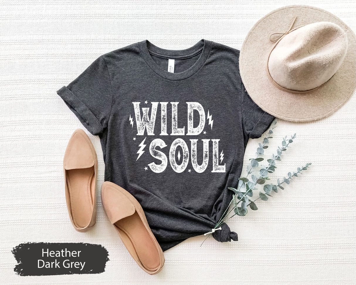 Wild Soul Shirt, Wild West Shirt, Western Shirt, Western Graphic Tee, Country Music Shirt, Cowgirl TShirt, Cowboy T Shirt, Country Concert