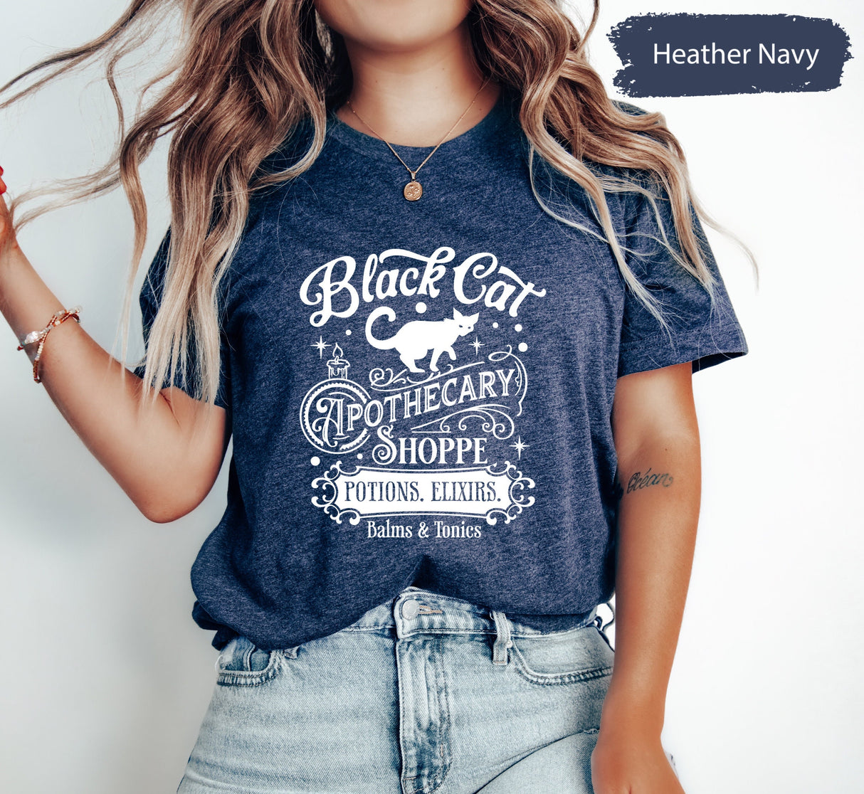 Black Cat Shirt, Halloween Shirt, Hocus Pocus Apothecary Shirt, Funny Black Cat Shirt, Apothecary Shirt, Black Cat Apothecary, Fall Shirt