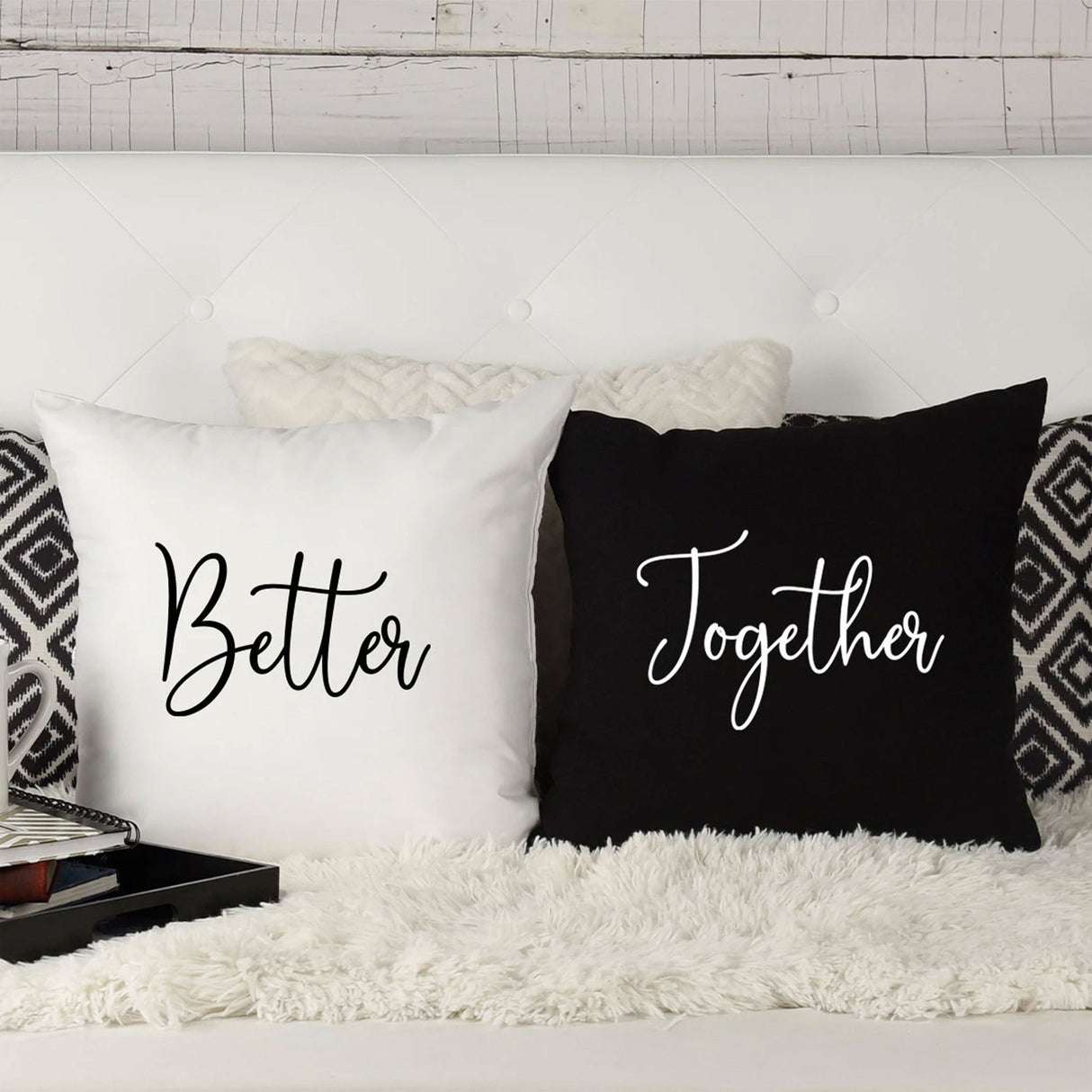 Couple Pillow, Wedding Pillow, Newlywed Gift, Wedding Gift, Housewarming Pillow, Housewarming Gift, Better Together Pillow, Custom Pillows - Arria Home