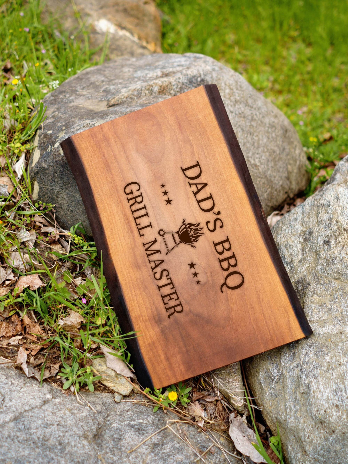 Personalized BBQ Serving Tray, BBQ Gifts for Men, Custom Grill Cutting Board, Engraved BBQ Tray, Gifts for Father in Law, Grandpa Gifts