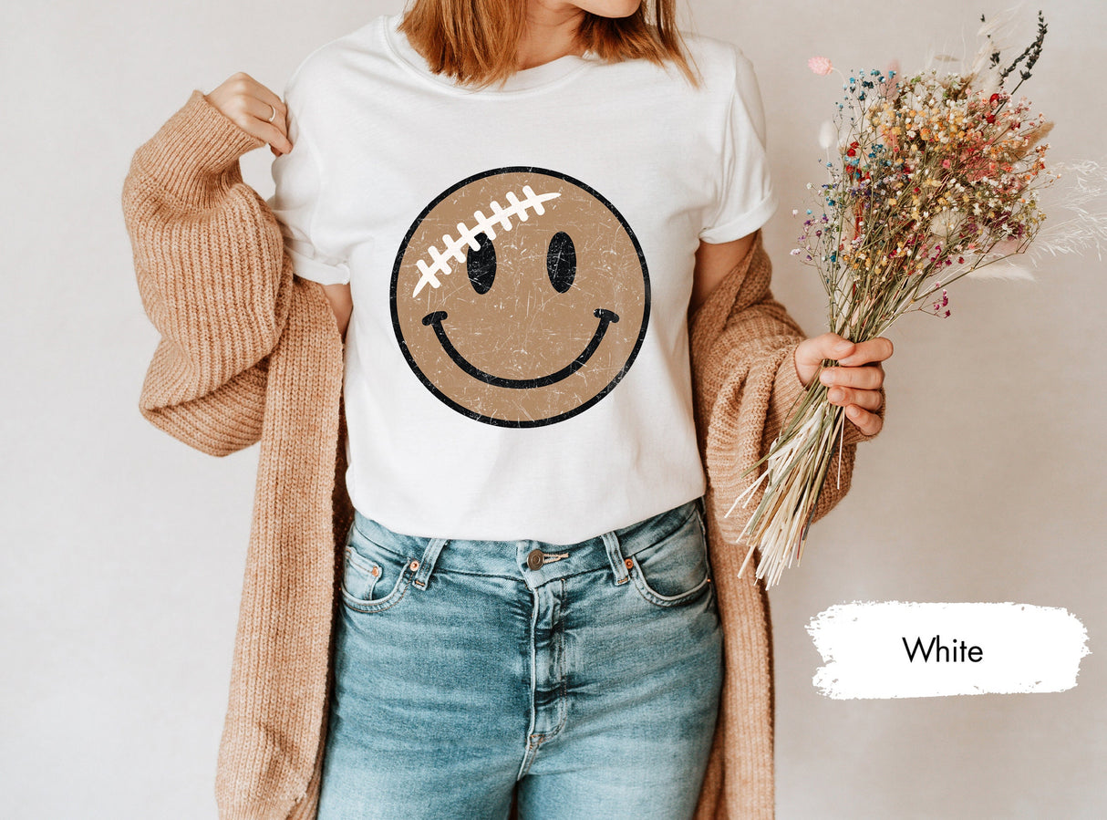 Baseball Happy Face Shirt, Baseball TShirt, Baseball Mom Shirt, Baseball Gifts, Baseball Lover Gift, Baseball Fan Shirt, Softball Tee
