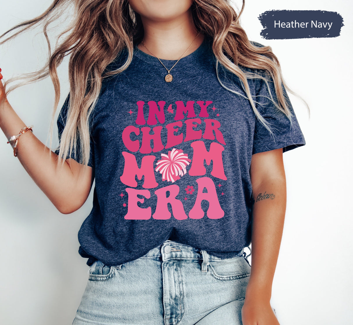 Cheer Mom Shirt, In My Cheer Mom Era Shirt, Cheer Mama Shirt, Cheer Mom Gift, Sports Mom Shirt, Mom To Be Shirt, Mom Life TShirt, Mom Tee