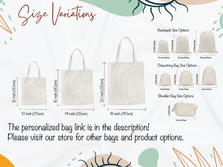 Personalized Halloween Candy Embroidered Canvas Bag, Halloween Kids Gift Idea, Trick or Treat Bags, Drawstring Bag, Tote Bag, Custom Name - Arria Home