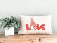 Valentine Gnome Pilllow, Valentines Day Gift Idea, Funny Couple Gift, Love Gnome Heart Pillow, Gift from Boyfriend, Couple Gifts, Pillow - Arria Home