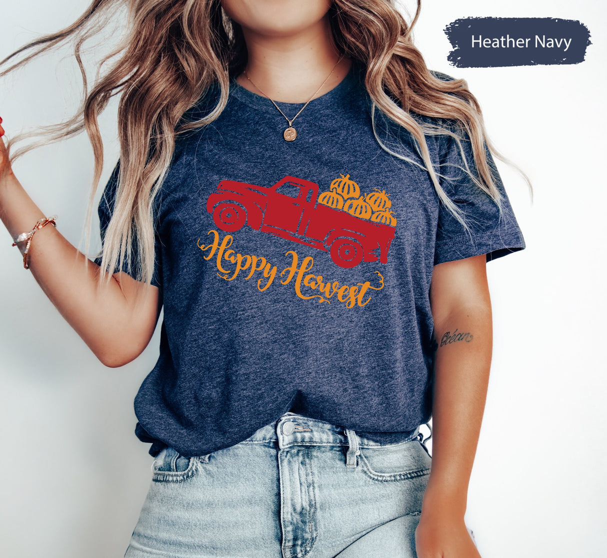 Pumpkin Truck Shirt, Happy Harvest Shirt, Pumpkin Harvest Shirt, Pumpkin patch TShirt, Pumpkin Season Shirt, Pumpkin Fall Shirts