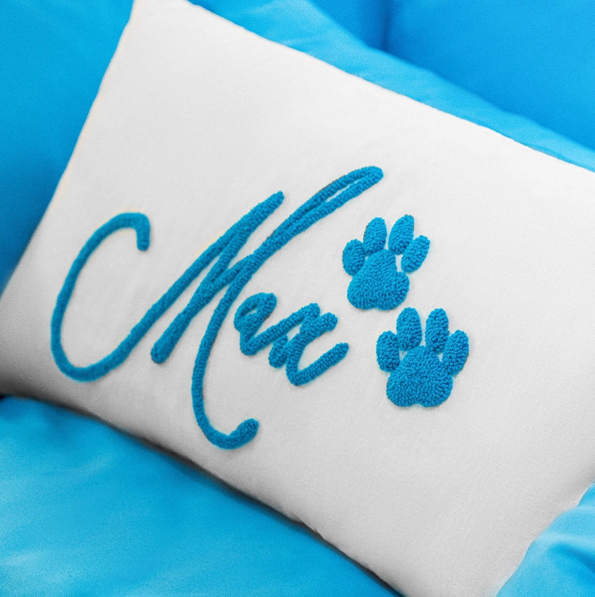 Custom Pet Pillow, Embroidery Pillow, Personalized Pet Pillow, Custom Dog Pillow, Memory Pillow, Memorial Gift, Personalized Pet Lover Gift - Arria Home