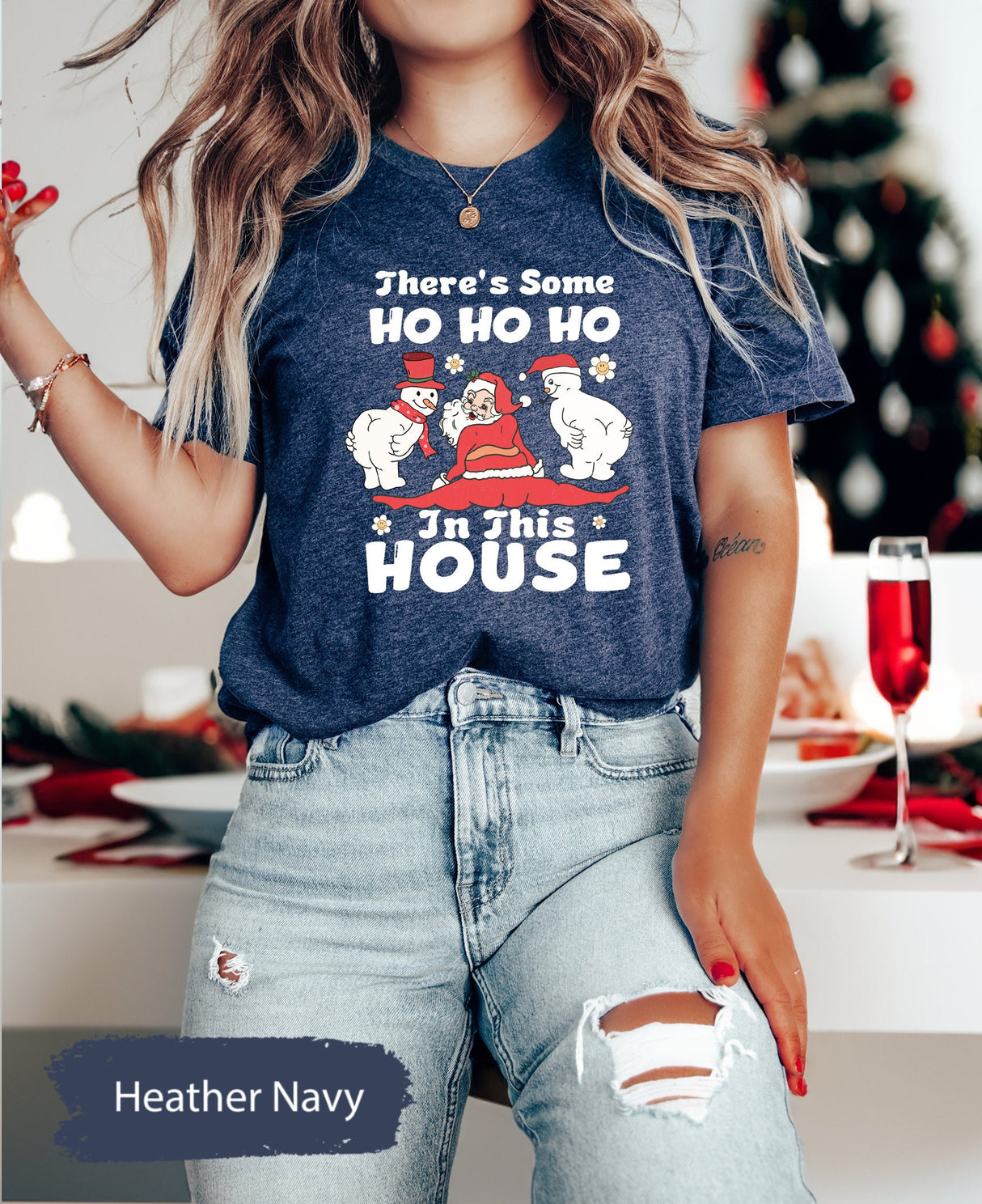 Funny Christmas Shirt, Funny Santa Shirt, Christmas Shirt, Santa Claus Shirt, Ho Ho Ho Shirt, Merry Christmas, Christmas Party Tee