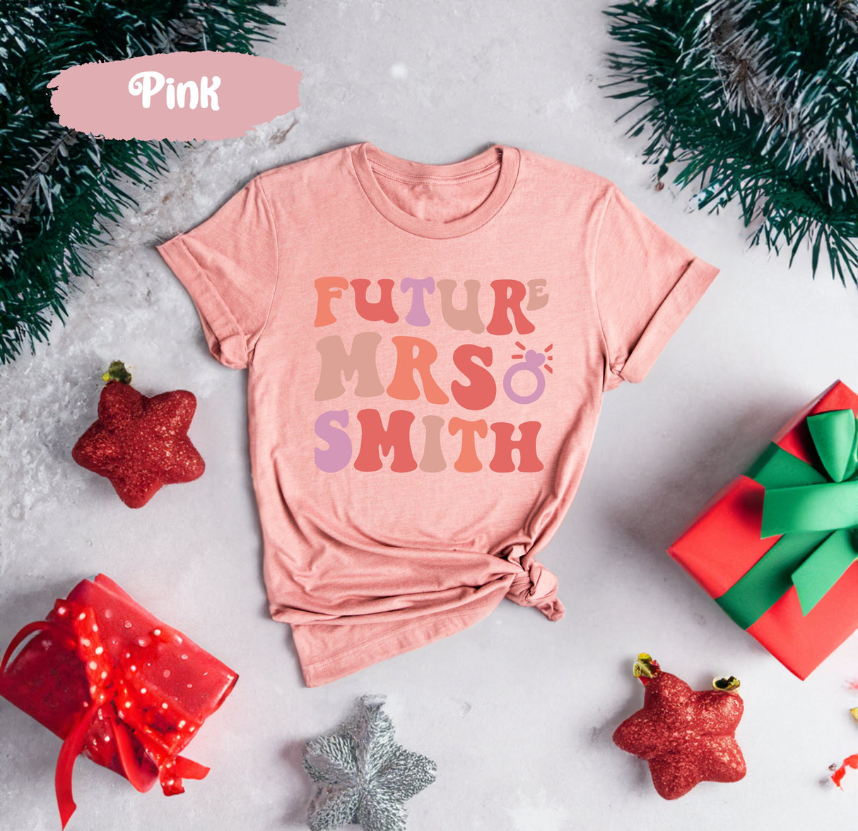 Custom Future Mrs Shirt, Personalized Fiance Shirt, Future Mrs Shirt, Customized Mrs TShirt for Bride to Be, New Mrs Bridal Shower Gift