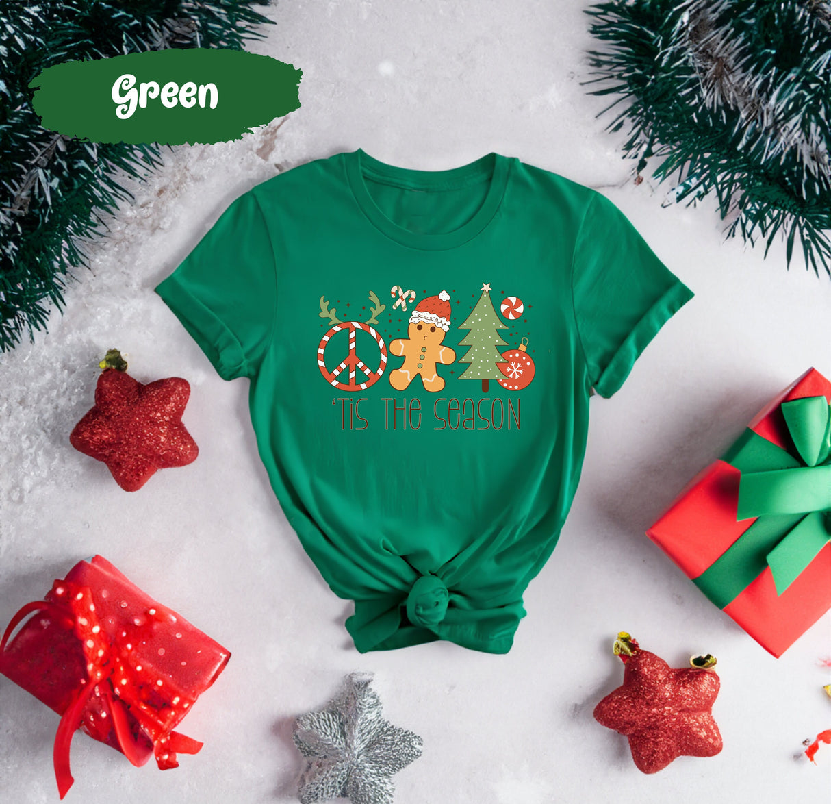 Tis the Season Shirt, Christmas Shirt, Christmas Tree Shirt, Christmas Gift, Seasonal Shirt, Christmas Tees, Holiday Shirt,Christmas T-Shirt