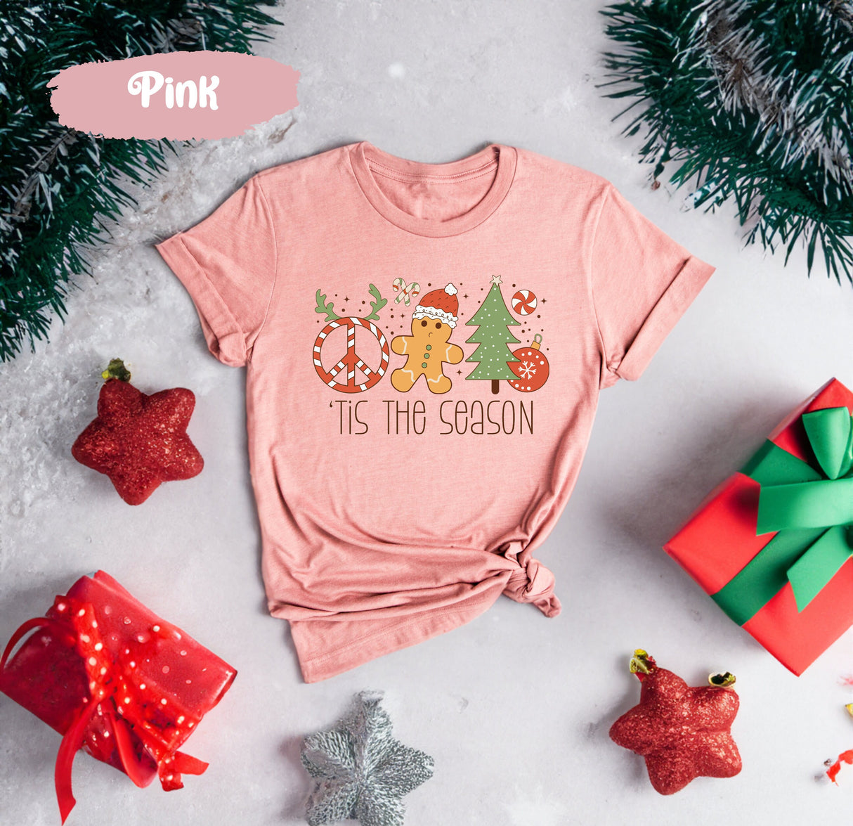 Tis the Season Shirt, Christmas Shirt, Christmas Tree Shirt, Christmas Gift, Seasonal Shirt, Christmas Tees, Holiday Shirt,Christmas T-Shirt