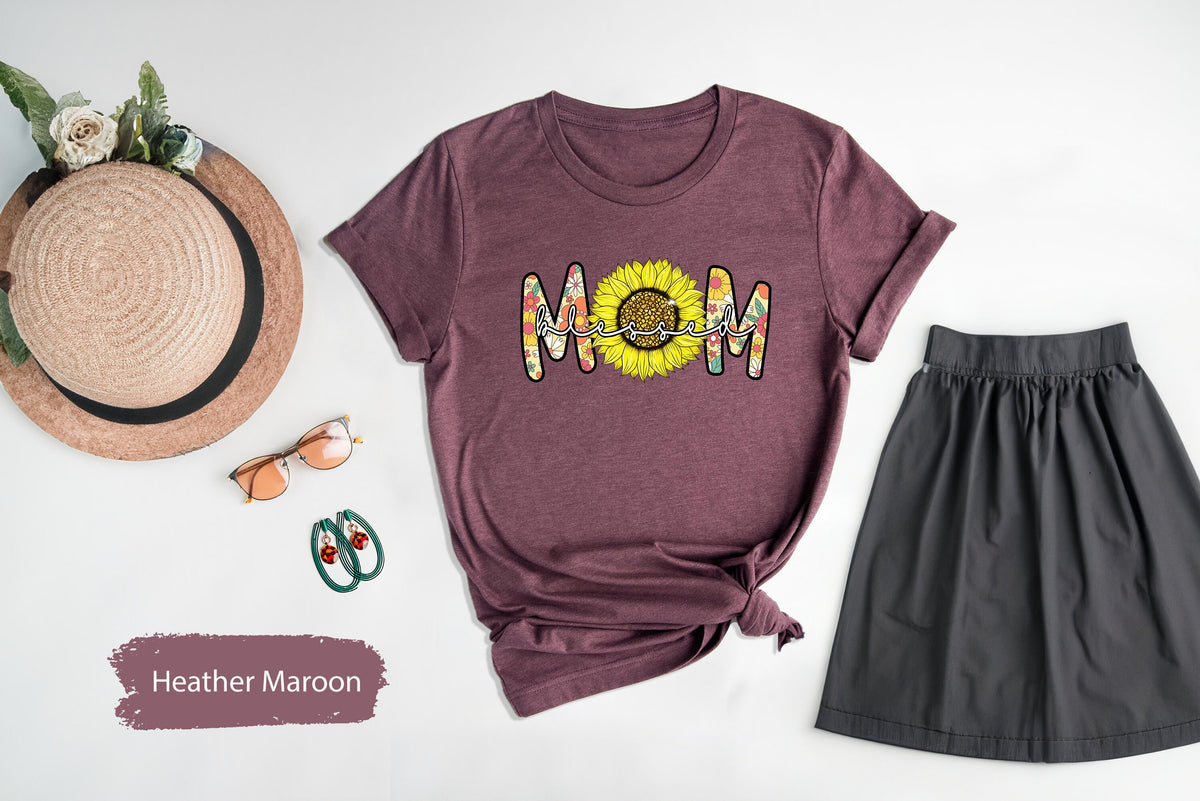 Retro Sunflower Blessed Mom Shirt, Gift for Mom, Gift for Her, Mom Gift, Mama Shirt, Mother Shirt, Vintage Mom Shirt, Mothers Day Shirt