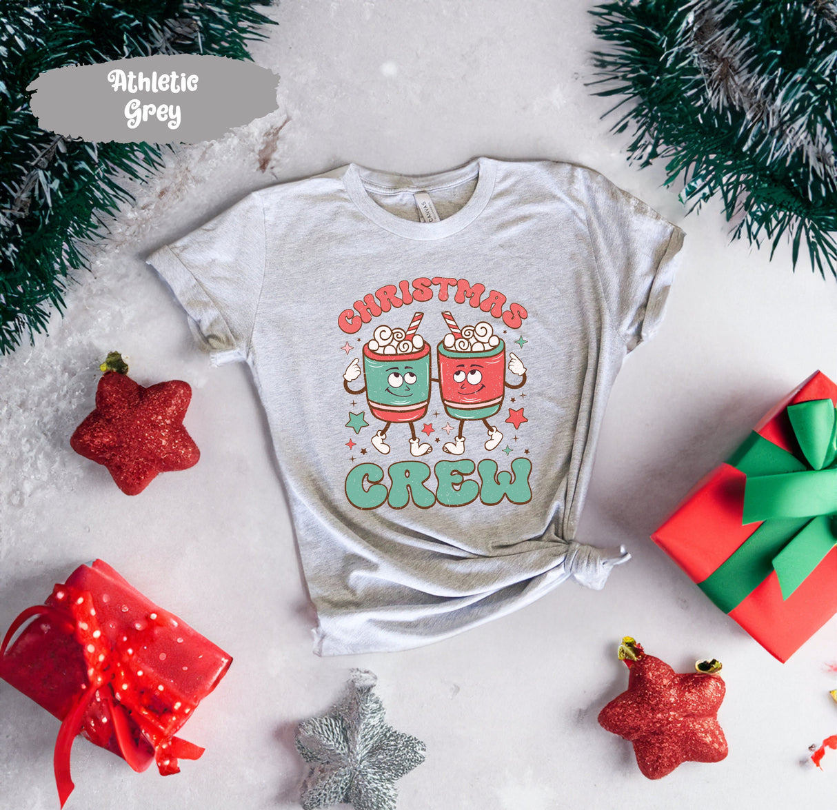 Christmas Crew Shirt, Christmas Group Tee, Group Holiday Gift, Hot Cocoa Team Shirt, Holiday Tshirt, Group Matching Shirt, Christmas Crew