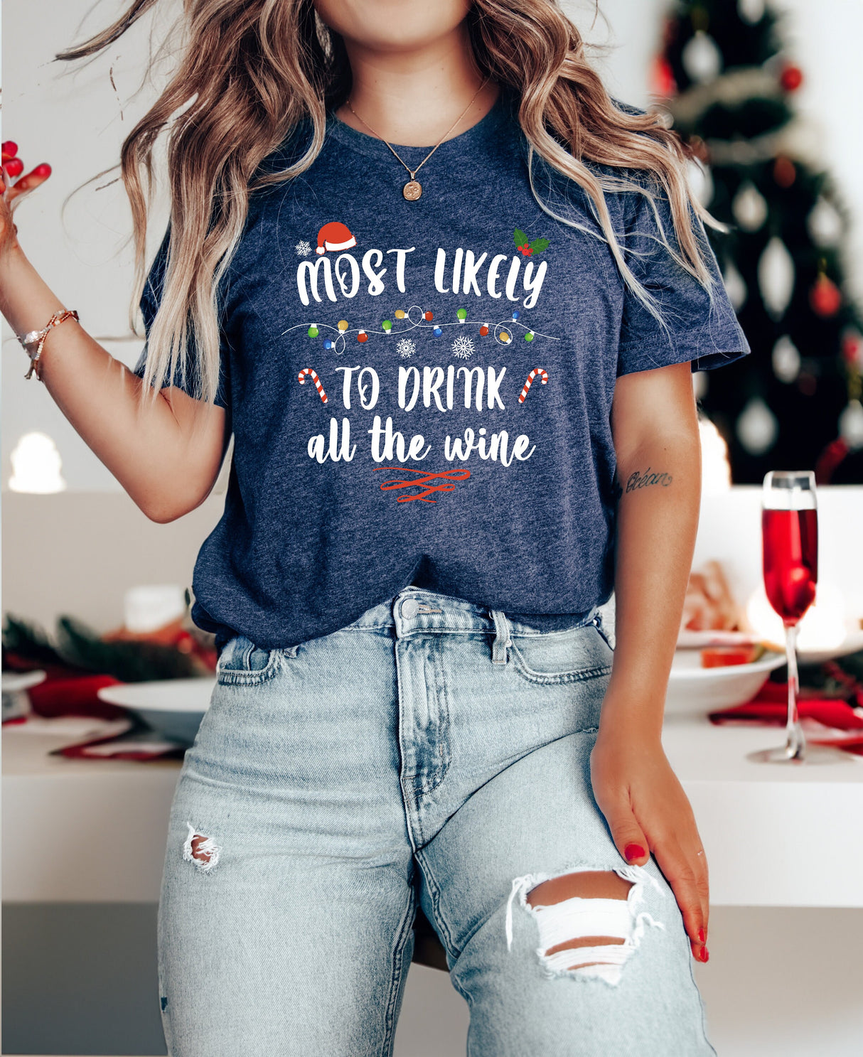 Custom Most Likely to Christmas Shirt, Family Matching Christmas Shirt, Family Christmas Shirt, Matching Christmas Shirt, Christmas Shirt