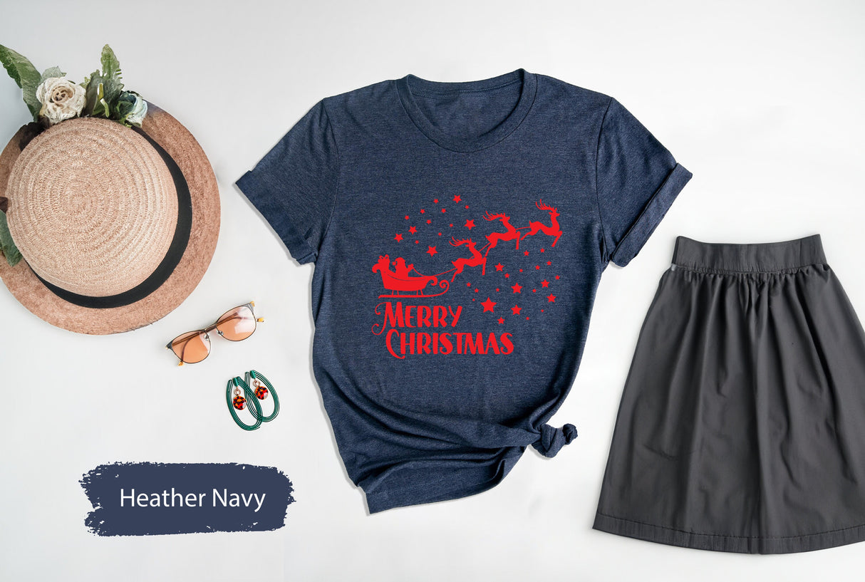 Team Sleigh Shirt, Santa Shirts, Reindeer Tshirt, Merry Christmas Tee, Xmas Group Shirts, Christmas Crew Shirt, Cute Christmas Shirt