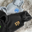 Embroidered Custom Monogram Sweatshirt, Personalized Embroidery Hoodie, Unisex Crewneck, Anniversary Gift, Christmas Gift for Couple - Arria Home