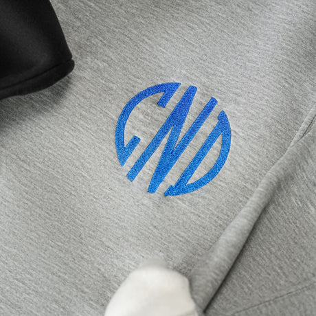 Embroidered Custom Monogram Sweatshirt, Personalized Embroidery Hoodie, Unisex Crewneck, Anniversary Gift, Christmas Gift for Couple - Arria Home