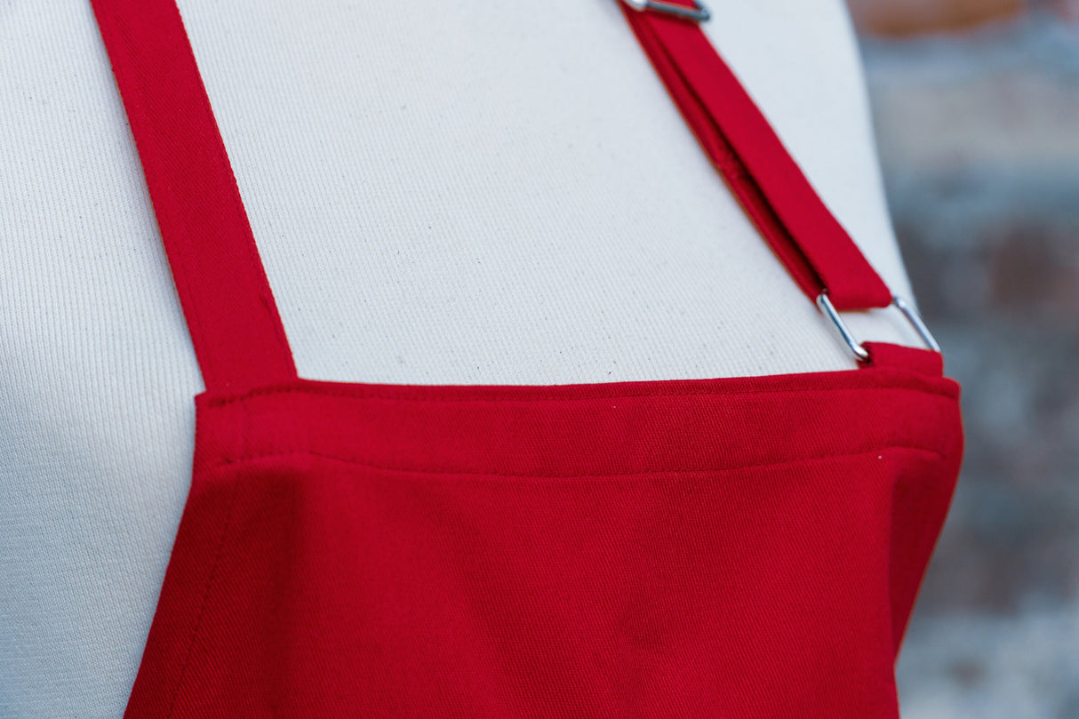 Embroidered Kid Apron, Custom Name with Heart Apron, Baking Apron, Gift from Mother, Gift for Daughter, Cooking Party, Personalized Apron - Arria Home