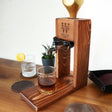 Wooden Whiskey Decanter Personalized Liquor Dispenser with Glasses, Wedding Gift, Engagement Gift, Housewarming Gift, Anniversary Gift Idea - Arria Home