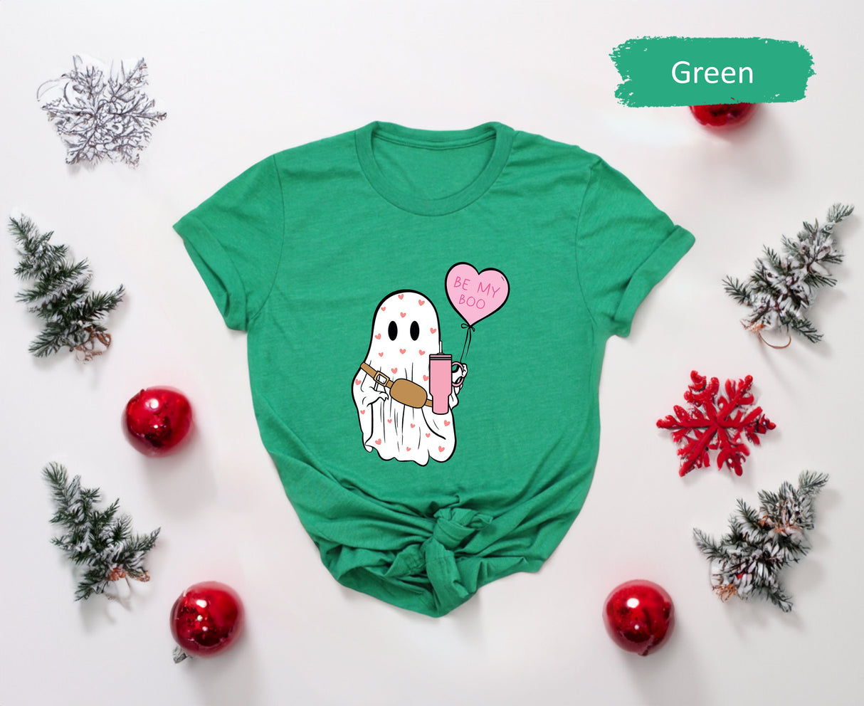 Be My Boo Ghost Tee for Valentines Day, Lover Tshirt, Ghost Tshirts, Valentines Gifts, Gift for Her, Gifts for Boyfriend, Kids Valentines