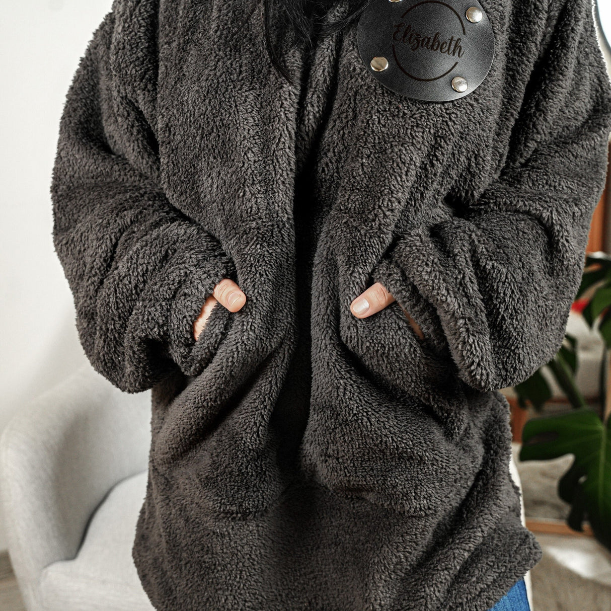 Personalized Best Friend Matching Blanket Hoodie, Sorority Gift, Roommate Gift, Collage Sorority Girl Blanket Hoodie, Bff Gift, Best Friend - Arria Home