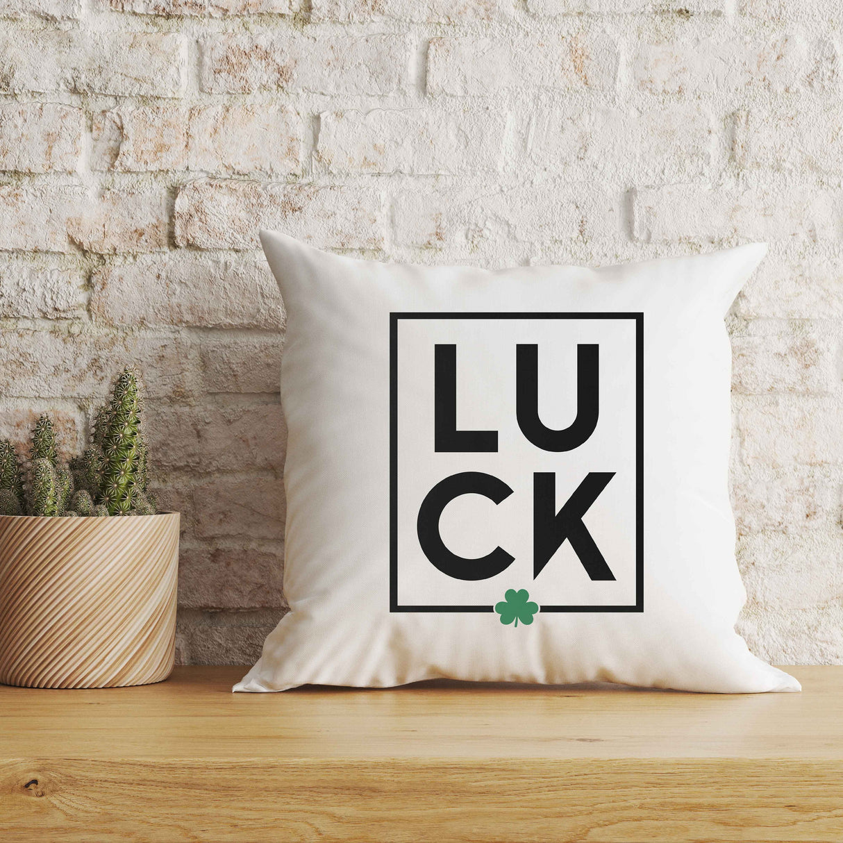 Custom St. Patrick's Gnome Throw Pillow, Irish Home Decor, Leprechaun Lumbar Pillow, Irish Day Gifts, St. Pattys Day Decorations, Home Decor - Arria Home