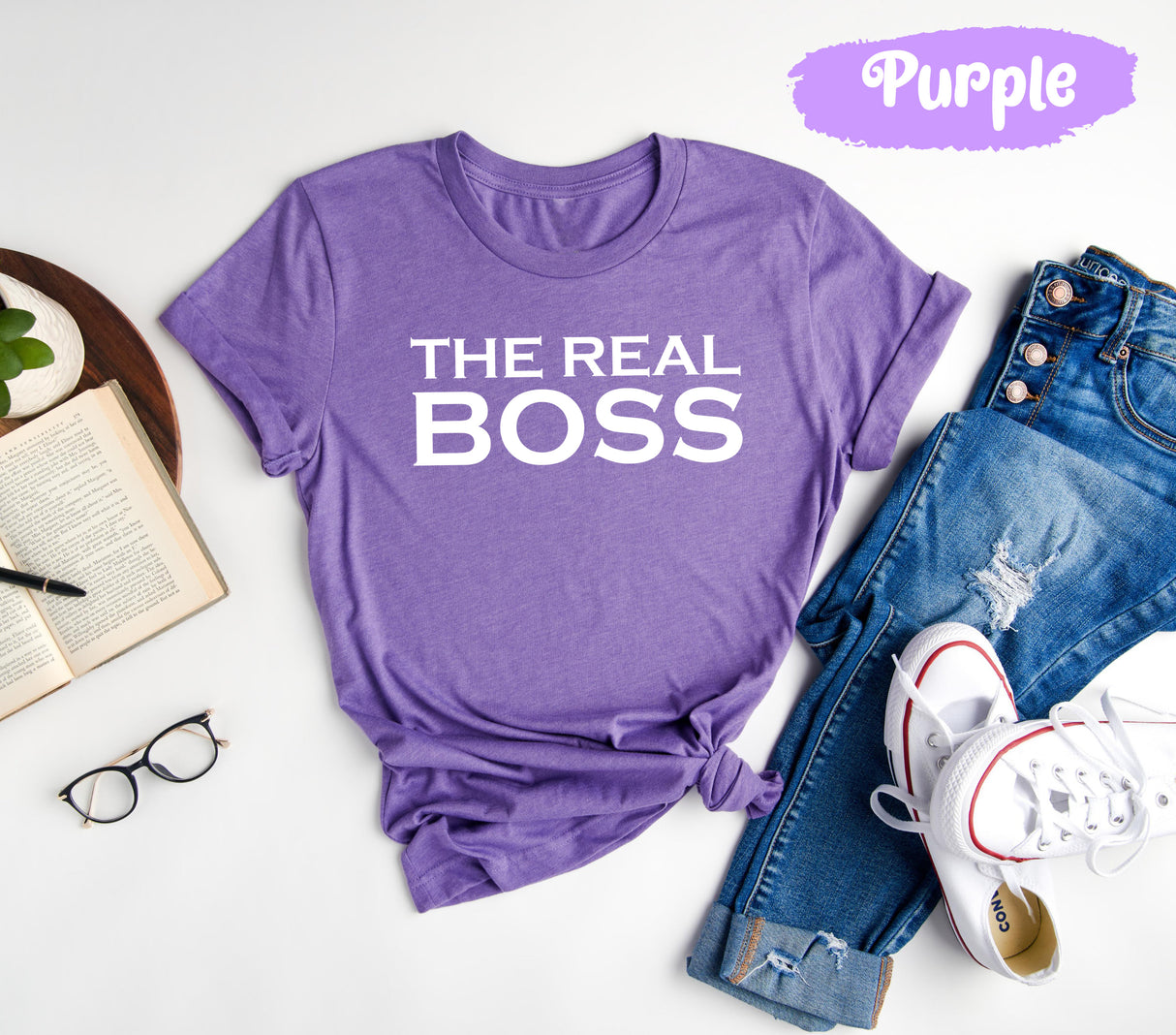 The Real Boss Matching Couple Tees, Bachelorette Shirts, Wedding Party Tee, Bachelor Tshirts, Couple Gifts, Gift for Her, Valentines Day