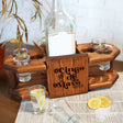 Pesonalized Wooden Tequila Board, Cinco De Mayo Decorations, Custom Tequila Board with Shot Glasses, Cinco De Mayo Bachelorette Party Decor - Arria Home