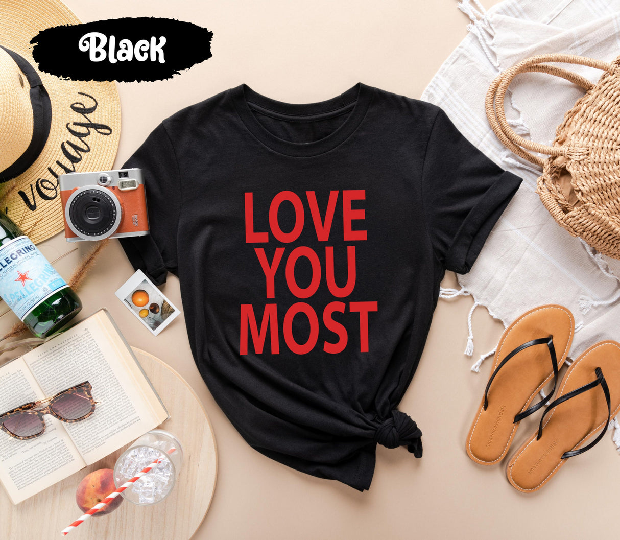 Love You Most Matching Couple Tees, Bridal Party Tshirts, Wedding Tshirt, Honeymoon Tee, Wedding Party Gift, Love Gifts, Couple Shirts