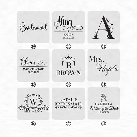 Personalized Bridesmaid Robes, Custom Satin Maid of Honor Robe, Wedding Shower Gifts, Maid of Honor Gifts, Bridesmaid Pajamas, Gift for Her - Arria Home