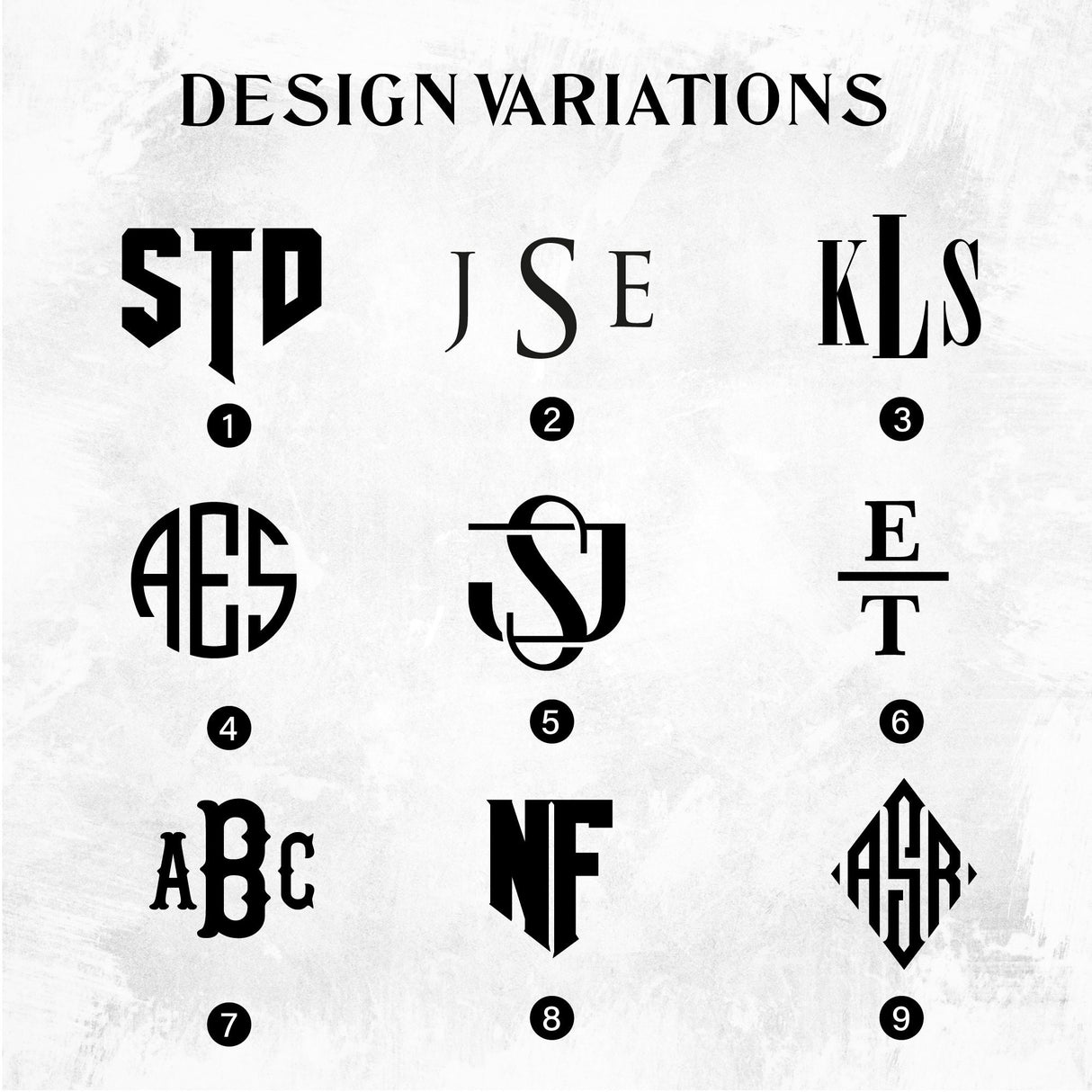 a bunch of different type of logos